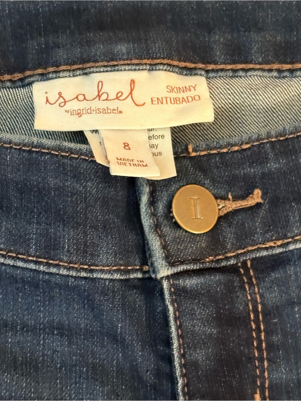 Isabel Maternity by Ingrid & Isabel Dark Blue Skinny Jeans
